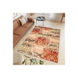 Rovigo Dijital Baskı Yıkanabilir Kaymaz Taban Salon Halısı Rvg0559, Kahverengi, 180 x 300