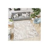 Rovigo Dijital Baskı Yıkanabilir Kaymaz Taban Salon Halısı Rvg0561, Krem Rengi, 180 x 300