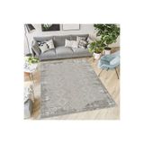 Rovigo Dijital Baskı Yıkanabilir Kaymaz Taban Salon Halısı Rvg0566, Bej, 180 x 300