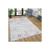 Rovigo Dijital Baskı Yıkanabilir Kaymaz Taban Salon Halısı Rvg0579, Gri, 160 x 300