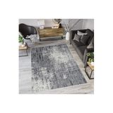 Rovigo Dijital Baskı Yıkanabilir Kaymaz Taban Salon Halısı Rvg0595, Gri, 180 x 250