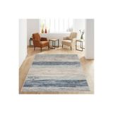 Rovigo Dijital Baskı Yıkanabilir Kaymaz Taban Salon Halısı Rvg0605, Mavi, 160 x 300