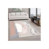 Rovigo Dijital Baskı Yıkanabilir Kaymaz Taban Salon Halısı Rvg0609, Pembe, 120 x 180