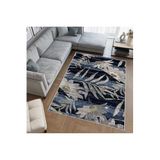 Rovigo Dijital Baskı Yıkanabilir Kaymaz Taban Salon Halısı Rvg0612, Lacivert, 120 x 180