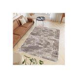 Rovigo Dijital Baskı Yıkanabilir Kaymaz Taban Salon Halısı Rvg0613, Kahverengi, 180 x 300