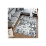 Rovigo Dijital Baskı Yıkanabilir Kaymaz Taban Salon Halısı Rvg0616, Gri, 120 x 180