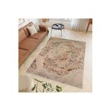 Rovigo Dijital Baskı Yıkanabilir Kaymaz Taban Salon Halısı Rvg0623, Kahverengi, 180 x 300