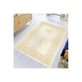 Rovigo Dijital Baskı Yıkanabilir Kaymaz Taban Salon Halısı Rvg0635, Sarı, 160 x 300