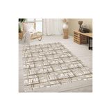 Rovigo Dijital Baskı Yıkanabilir Kaymaz Taban Salon Halısı Rvg0657, Kahverengi, 180 x 250