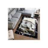 Rovigo Dijital Baskı Yıkanabilir Kaymaz Taban Salon Halısı Rvg0659, Siyah, 180 x 300