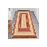 Rovigo Dijital Baskı Yıkanabilir Kaymaz Taban Salon Halısı Rvg0660, Sarı, 180 x 300