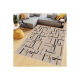 Rovigo Dijital Baskı Yıkanabilir Kaymaz Taban Salon Halısı RVG0675, Kahverengi, 180 x 300