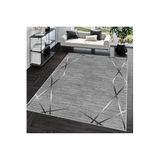 Rovigo Dijital Baskı Yıkanabilir Kaymaz Taban Salon Halısı RVG0682, Gri, 180 x 300
