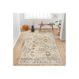 Rovigo Dijital Baskı Yıkanabilir Kaymaz Taban Salon Halısı RVG1012, Bej, 100 x 200