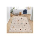 Rovigo Dijital Baskı Yıkanabilir Kaymaz Taban Salon Halısı RVG1013, Bej, 180 x 250