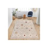 Rovigo Dijital Baskı Yıkanabilir Kaymaz Taban Salon Halısı RVG1013, Bej, 180 x 300