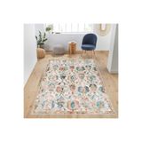 Rovigo Dijital Baskı Yıkanabilir Kaymaz Taban Salon Halısı RVG1017, Bej, 120 x 180