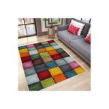 Rovigo Dijital Baskı Yıkanabilir Kaymaz Taban Salon Halısı RVG1024, Kırmızı, 180 x 300