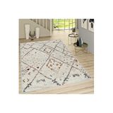 Rovigo Dijital Baskı Yıkanabilir Kaymaz Taban Salon Halısı RVG1031, Bej, 180 x 300