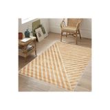 Rovigo Dijital Baskı Yıkanabilir Kaymaz Taban Salon Halısı RVG1041, Sarı, 160 x 300