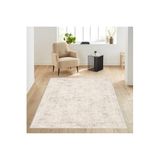 Rovigo Dijital Baskı Yıkanabilir Kaymaz Taban Salon Halısı RVG1044, Bej, 180 x 300