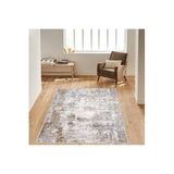 Rovigo Dijital Baskı Yıkanabilir Kaymaz Taban Salon Halısı RVG1053, Bej, 100 x 300