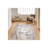 Rovigo Dijital Baskı Yıkanabilir Kaymaz Taban Salon Halısı RVG1053, Bej, 160 x 300