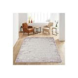 Rovigo Dijital Baskı Yıkanabilir Kaymaz Taban Salon Halısı RVG1066, Pembe, 180 x 300