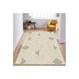 Rovigo Dijital Baskı Yıkanabilir Kaymaz Taban Salon Halısı RVG1095, Bej, 160 x 300