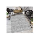Rovigo Dijital Baskı Yıkanabilir Kaymaz Taban Salon Halısı RVG1114, Gri, 120 x 180