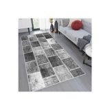 Rovigo Dijital Baskı Yıkanabilir Kaymaz Taban Salon Halısı RVG1123, Gri, 180 x 300