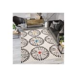 Rovigo Dijital Baskı Yıkanabilir Kaymaz Taban Salon Halısı RVG1126, Bej, 180 x 300