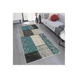 Rovigo Dijital Baskı Yıkanabilir Kaymaz Taban Salon Halısı RVG1139, Yeşil, 100 x 300