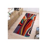 Rovigo Dijital Baskı Yıkanabilir Kaymaz Taban Salon Halısı RVG1152, Kırmızı, 100 x 300