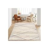 Rovigo Dijital Baskı Yıkanabilir Kaymaz Taban Salon Halısı RVG1168, Bej, 100 x 300