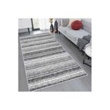 Rovigo Dijital Baskı Yıkanabilir Kaymaz Taban Salon Halısı RVG1170, Gri, 180 x 300