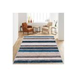 Rovigo Dijital Baskı Yıkanabilir Kaymaz Taban Salon Halısı RVG1171, Mavi, 160 x 230