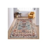 Rovigo Dijital Baskı Yıkanabilir Kaymaz Taban Salon Halısı RVG1178, Pembe, 180 x 250