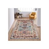 Rovigo Dijital Baskı Yıkanabilir Kaymaz Taban Salon Halısı RVG1178, Pembe, 80 x 200