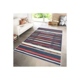 Rovigo Dijital Baskı Yıkanabilir Kaymaz Taban Salon Halısı RVG1182, Mavi, 100 x 200