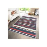 Rovigo Dijital Baskı Yıkanabilir Kaymaz Taban Salon Halısı RVG1182, Mavi, 160 x 300