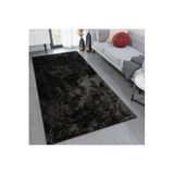 Rovigo Dijital Baskı Yıkanabilir Kaymaz Taban Salon Halısı RVG1186, Siyah, 120 x 180