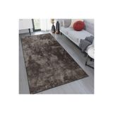 Rovigo Dijital Baskı Yıkanabilir Kaymaz Taban Salon Halısı RVG1187, Gri, 180 x 300