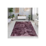 Rovigo Dijital Baskı Yıkanabilir Kaymaz Taban Salon Halısı RVG1189, Mor, 180 x 250