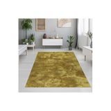Rovigo Dijital Baskı Yıkanabilir Kaymaz Taban Salon Halısı RVG1191, Sarı, 100 x 300