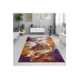 Rovigo Dijital Baskı Yıkanabilir Kaymaz Taban Salon Halısı RVG1193, Sarı, 100 x 150