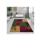 Rovigo Dijital Baskı Yıkanabilir Kaymaz Taban Salon Halısı RVG1197, Mor, 120 x 180