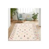 Rovigo Dijital Baskı Yıkanabilir Kaymaz Taban Salon Halısı RVG1210, Bej, 120 x 180