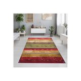 Rovigo Dijital Baskı Yıkanabilir Kaymaz Taban Salon Halısı RVG1218, Kırmızı, 80 x 300