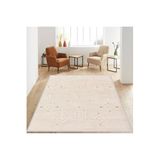 Rovigo Dijital Baskı Yıkanabilir Kaymaz Taban Salon Halısı RVG1235, Bej, 50 x 80